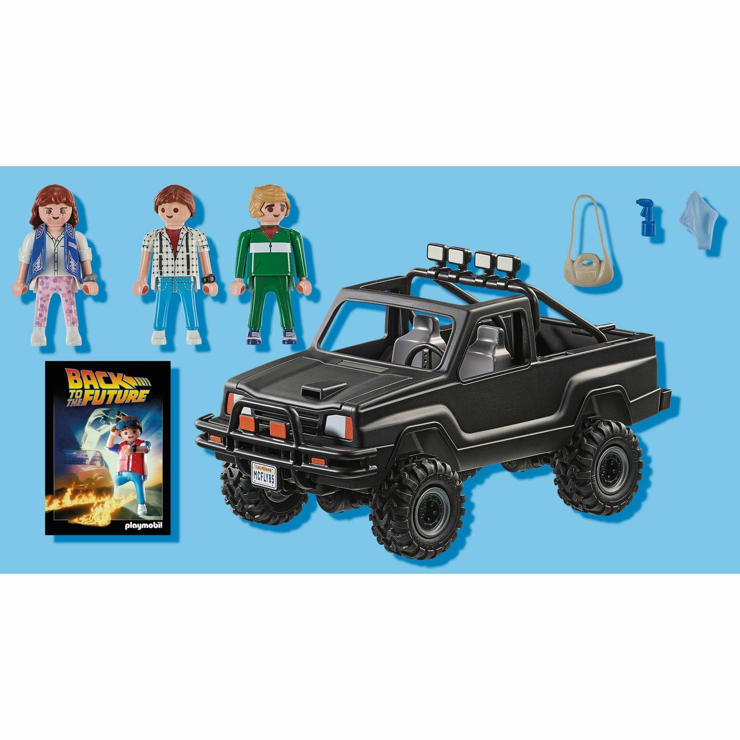 Playmobil „Zurück in die Zukunft“ 35-teiliges Spielset „Marty's Pickup Truck“ von 1985