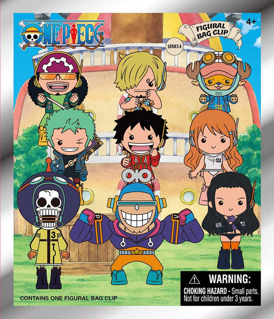 One Piece 3D Foam Bag Clip Series 6 Blind Bag - Official Monogram Collectible Keychain