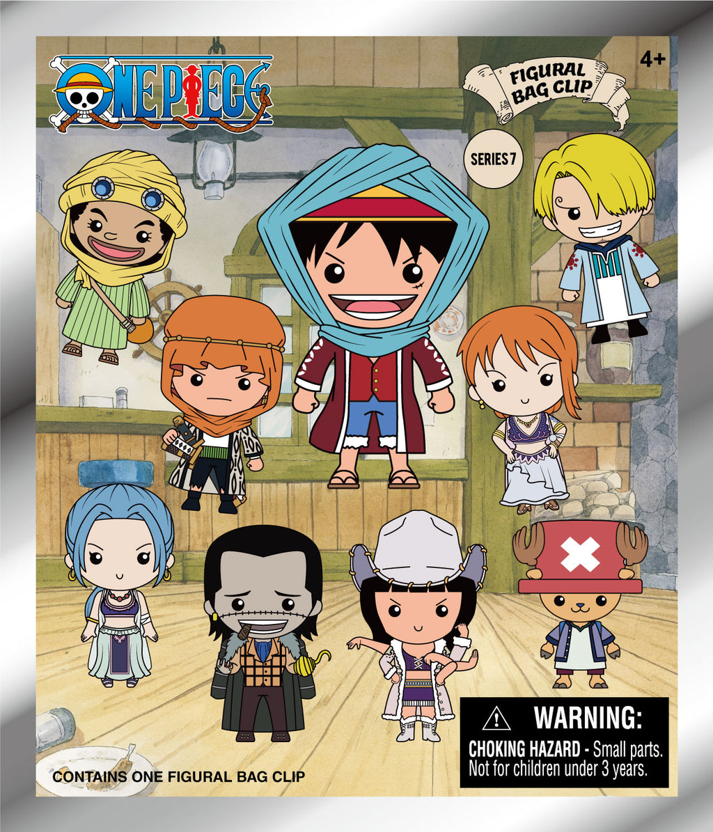One Piece 3D Foam Bag Clip Series 7 Blind Bag – Anime Keychain