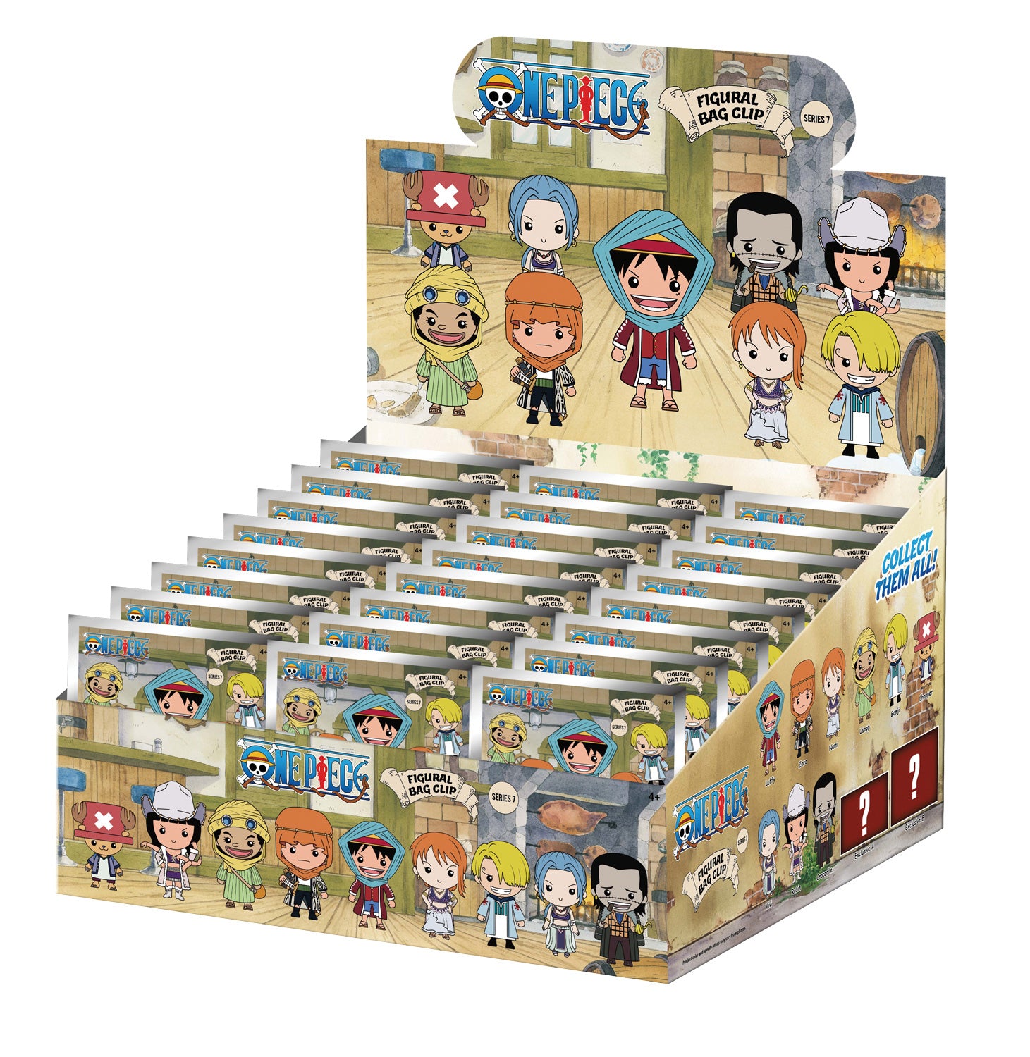 One Piece 3D Foam Bag Clip Series 7 Blind Bag – Anime Keychain