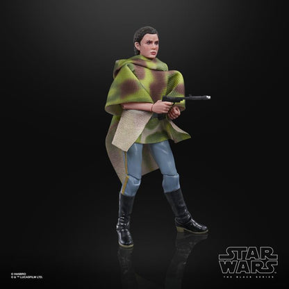 Star Wars: The Black Series - Leia Organa (Endor Battle Poncho) (Return of the Jedi) 6-Inch Action Figure