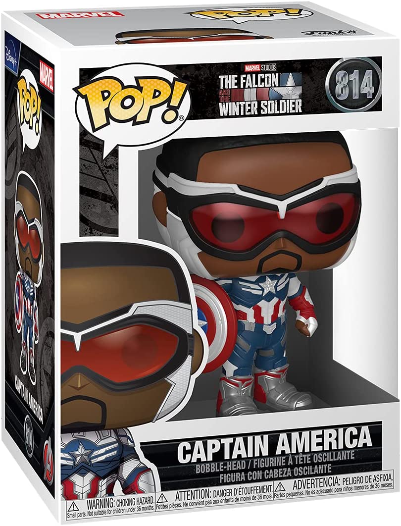 Funko Pop! Marvel Falcon and The Winter Soldier Captain America (Sam Wilson) Vinyl Figure