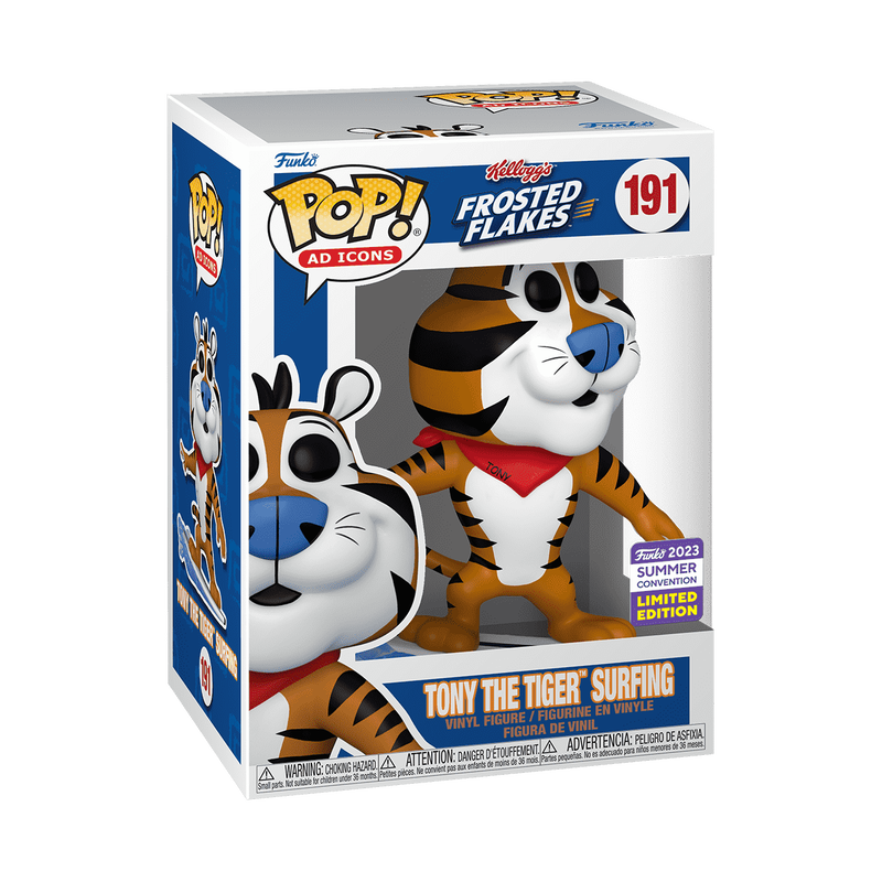 POP! Ad Icons: 191 Frosted Flakes, Tony the Tiger Surfing Exclusive