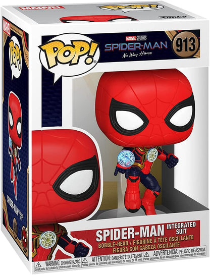 Funko Pop! Marvel: Spider-Man No Way Home - Spider-Man in Integrated Suit Vinyl Figure