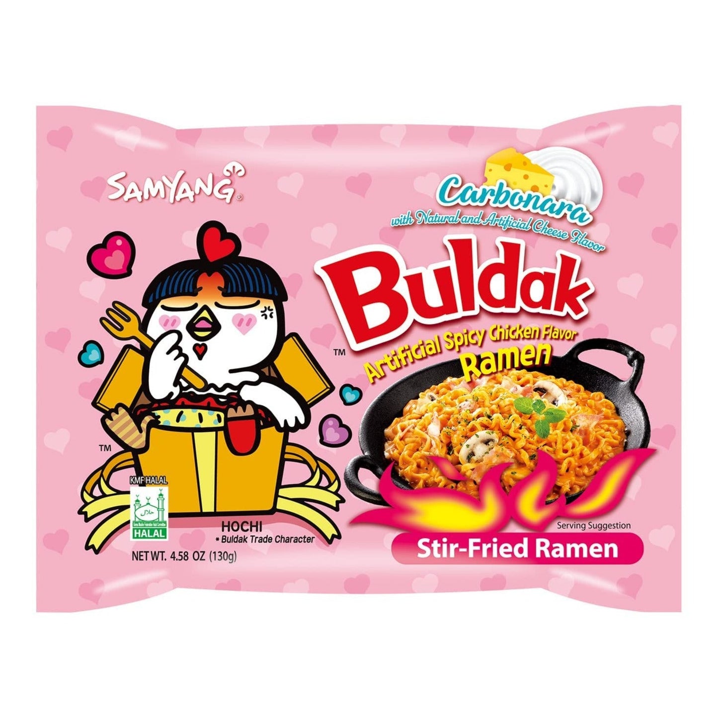 Buldak Spicy Chicken Carbonara Ramen (140g)