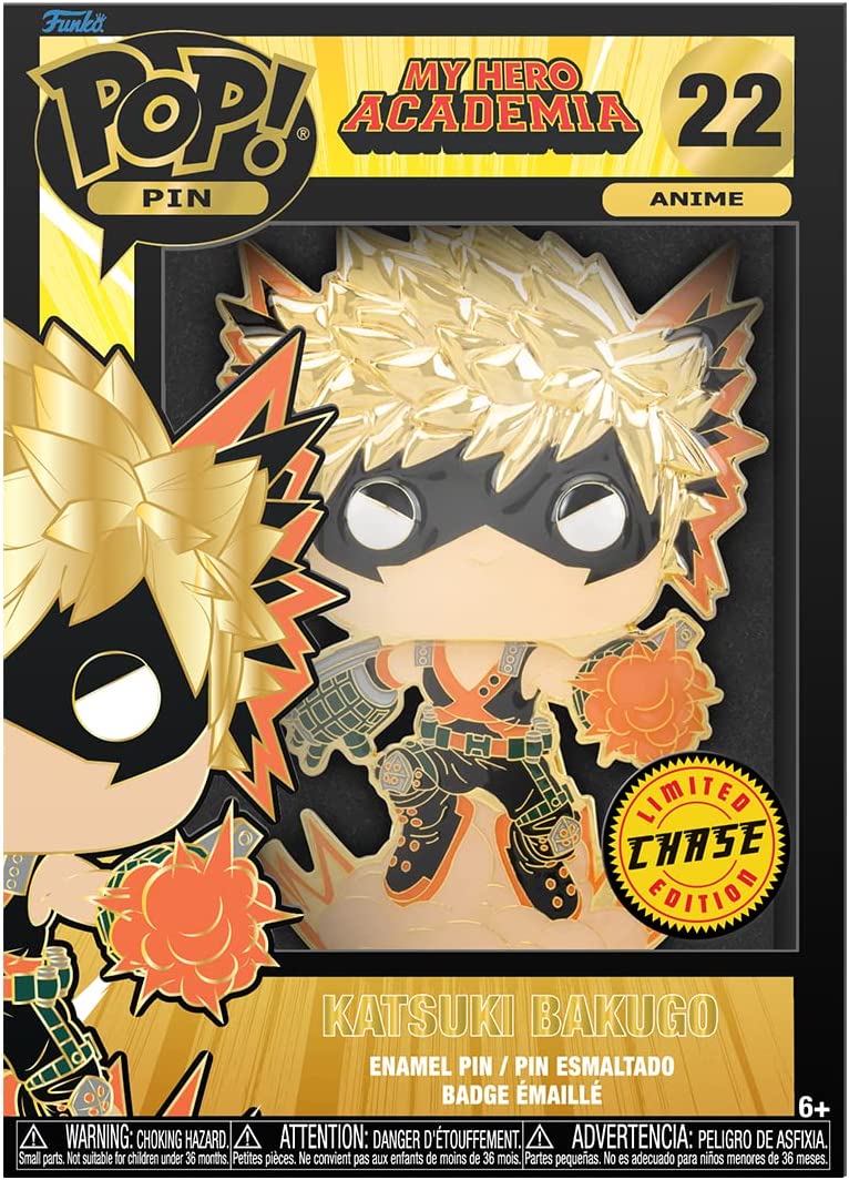 Funko Pop! Sized Pins: My Hero Academia - Bakugo Chase Pin