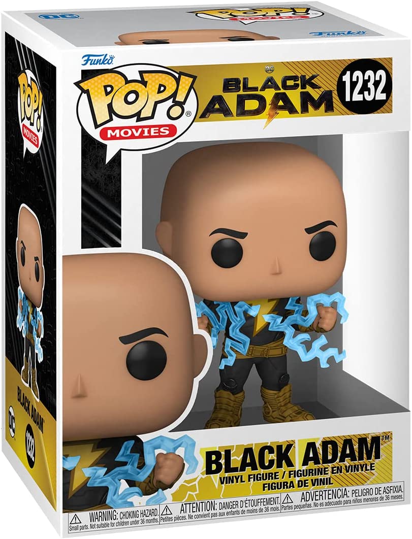 Funko Pop! Movies: Black Adam No Cape with Lighting Chest Vinyl Figure