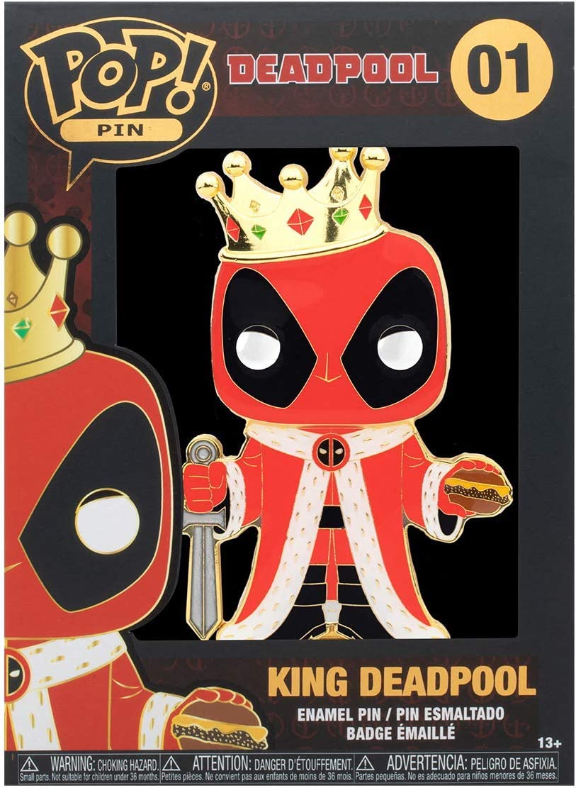 Funko Pop! Pins Marvel - King Deadpool Pin