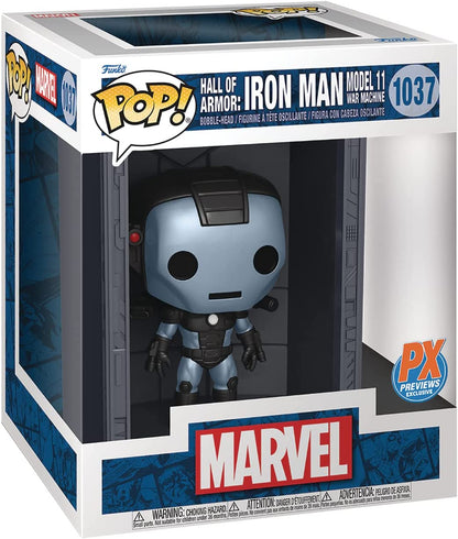 Funko Pop! Deluxe Marvel: Hall of Armor Mk11 War Machine PX Previews Vinyl Figure