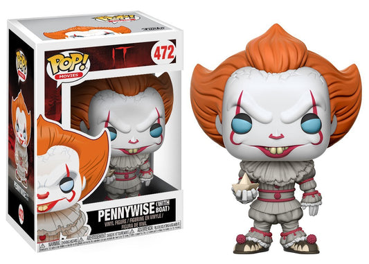 POP! Movies: 472 IT (CH 1), Pennywise (Boat) (Blue Eyes)