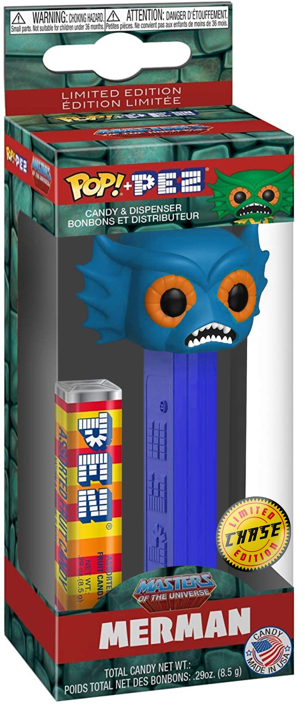 POP! PEZ: Television (MOTU), Merman (BLU) (Chase)