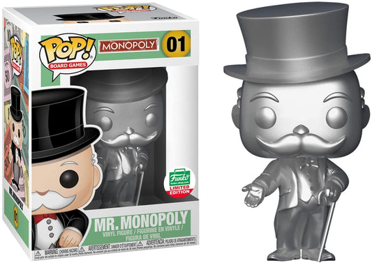 POP! Board Games: 01 Mr. Monopoly (SLV) Exclusive