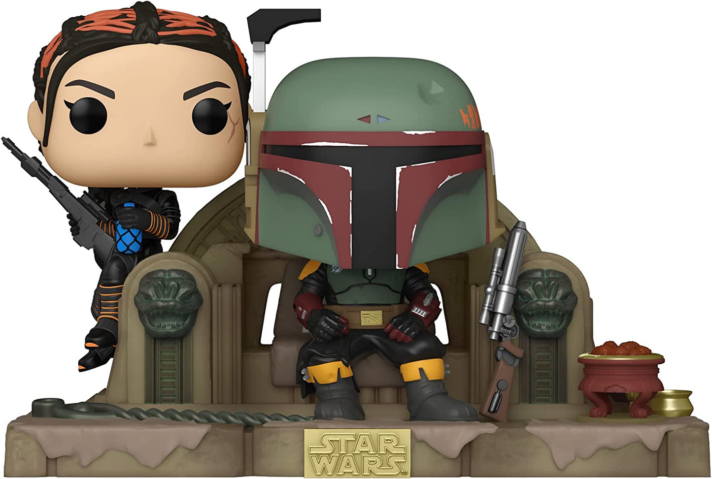 Funko Pop! Moment: Mandalorian - Boba Fett & Fennec Shand Collectible Vinyl Figure