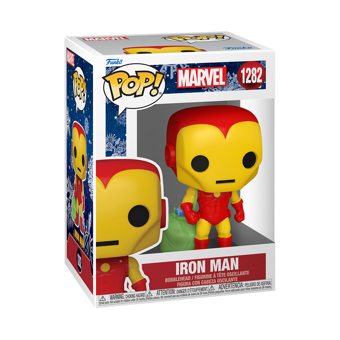 POP! Marvel: Holiday – Iron Man mit Tasche