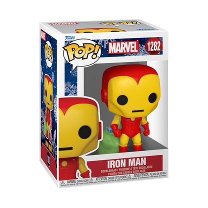 POP! Marvel: Holiday – Iron Man mit Tasche