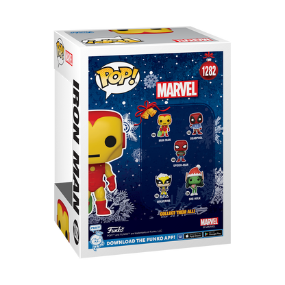 POP! Marvel: Holiday – Iron Man mit Tasche