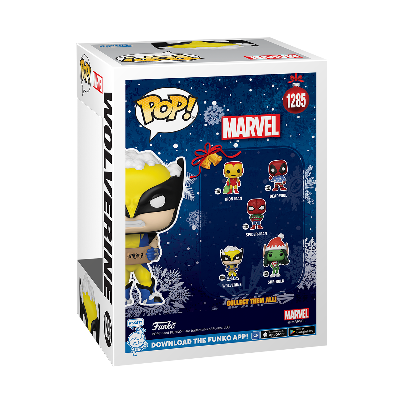 POP! Marvel: Holiday – Wolverine mit Schild