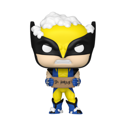 POP! Marvel: Holiday – Wolverine mit Schild