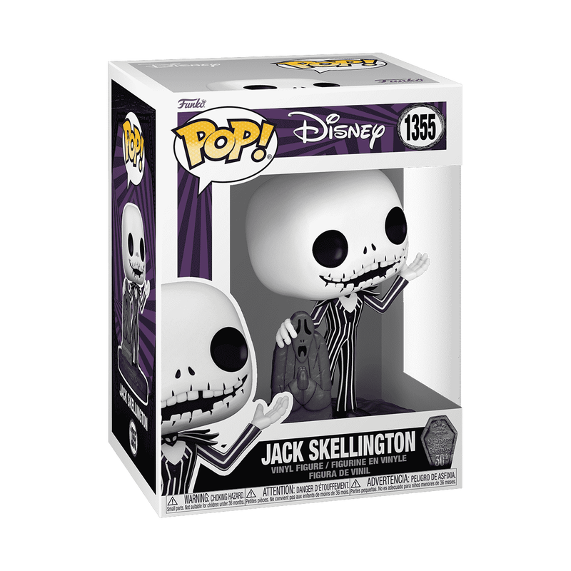 POP! Disney: 1355 TNBC, Jack Skellington (Graveyard)