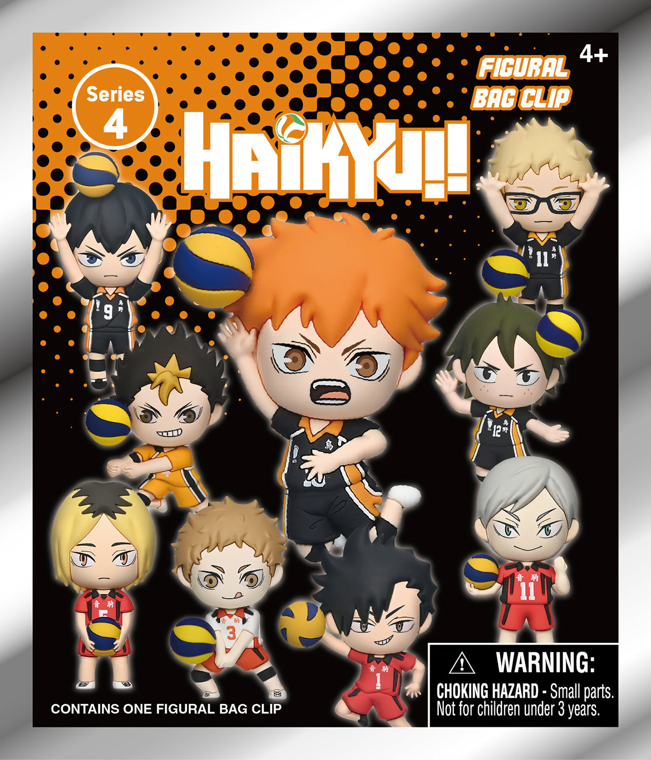 Haikyuu!! 3D Foam Bag Clip Series 4 Blind Bag - Official Anime Keychain