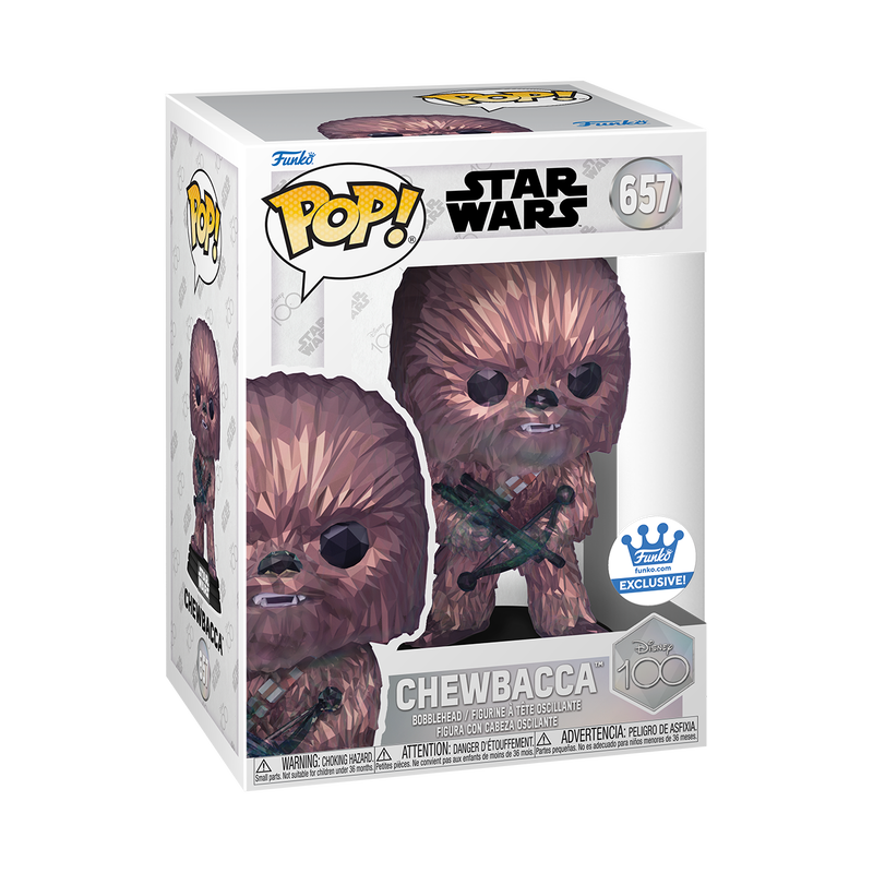 POP! Star Wars: 657 Disney 100, Chewbacca (Facet) Exclusive