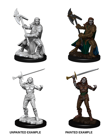 D&D: Nolzur's Marvelous Miniatures - Half-Orc Female Fighter - Super Anime Store