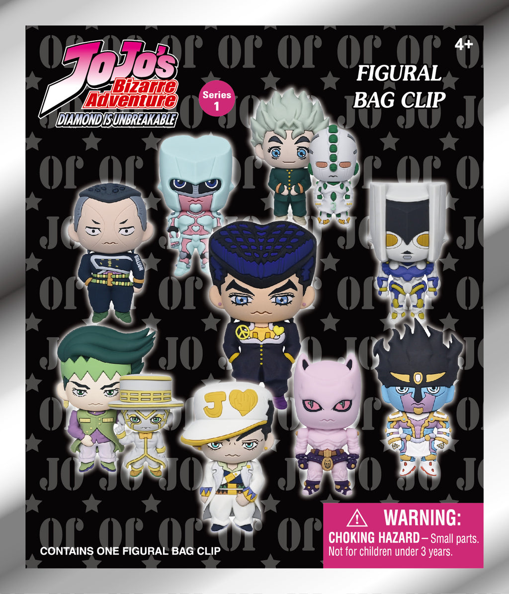 JoJo's Bizarre Adventure 3D Foam Bag Clip Series 3 | Official JJBA