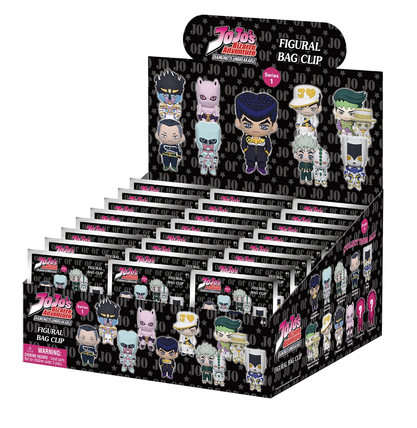 JoJo's Bizarre Adventure 3D Foam Bag Clip Series 3 Blind Bag - Official Anime Keychain