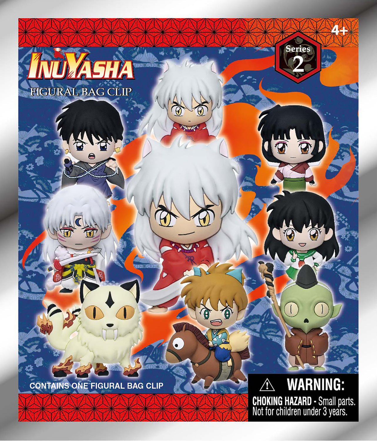 Inuyasha 25th Anniversary 3D Foam Bag Clip – Series 2 Blind Box
