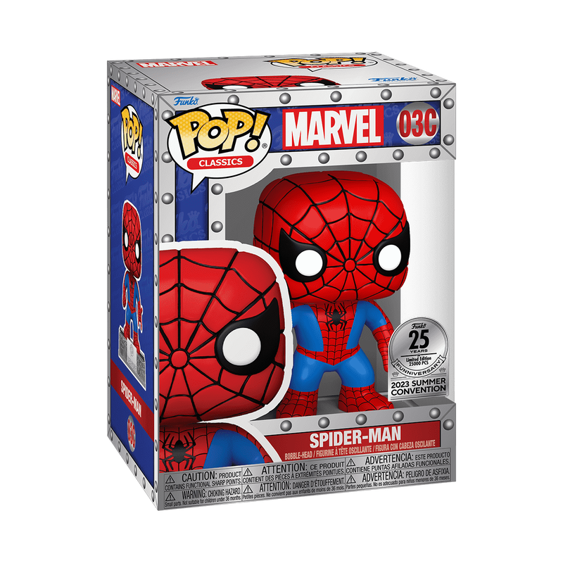 POP! Classics: 03C 25th (Marvel), Spider-Man (25,000 PCS) Exclusive