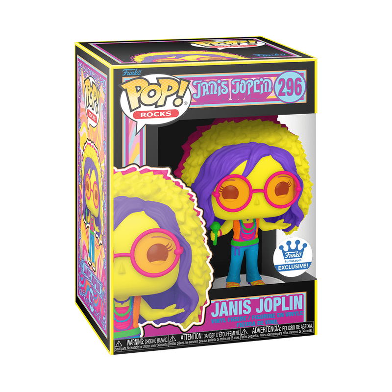 POP! Rocks: 296 Janis Joplin, Janis Joplin (BL) Exclusive