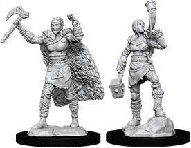 D&D: Nolzur's Marvelous Miniatures - Female Human Barbarian - Super Anime Store