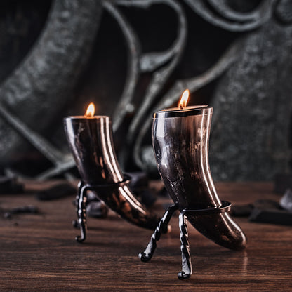 Tealight Candle Horn Set