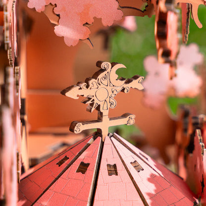 Rolife Sakura Tree House DIY Wooden 3D Puzzle