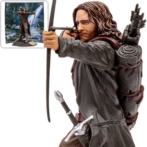 McFarlane Toys Movie Maniacs WB 100: Der Herr der Ringe Aragorn Wave 5 Limited Edition 6-Zoll-Figur 