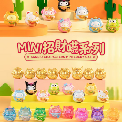 Sanrio Characters Mini Lucky Cat Series Dharma Blind Bag (5-in-1)