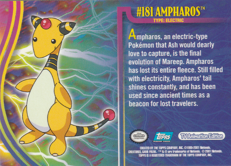 Ampharos (181) [Topps Pokemon Johto Series 1]