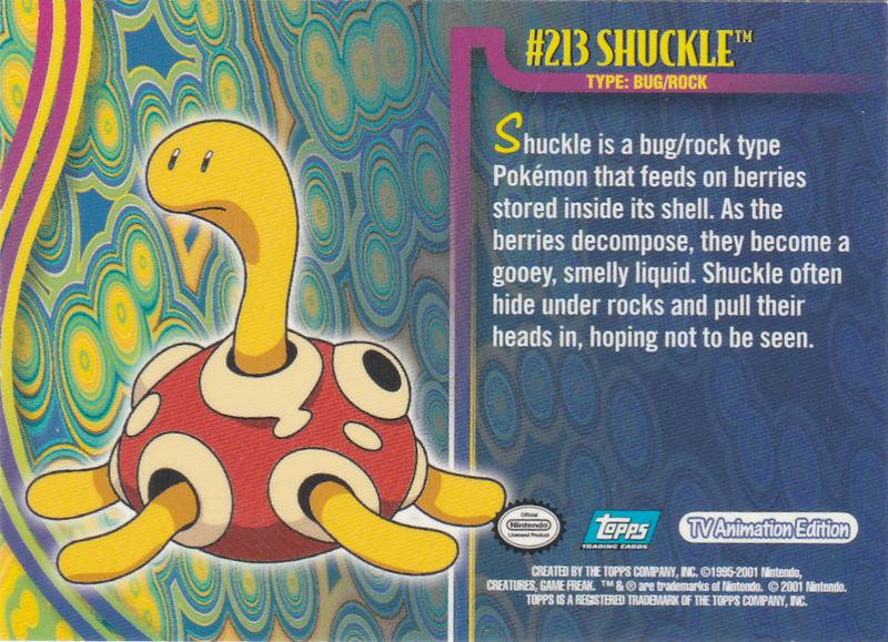 Shuckle (213) [Topps Pokemon Johto Series 1]