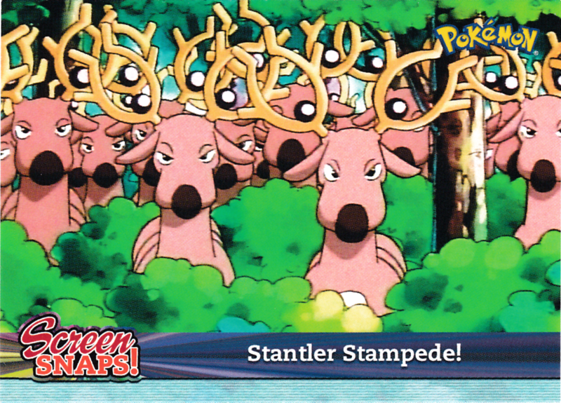 Stantler Stampede! (SNAP 18) [Topps Pokemon Johto Series 1]