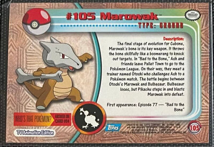 Marowak (105) [Topps TV Animation Edition Series 2]