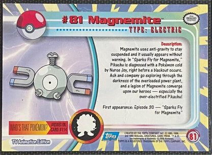 Magnemite (81) [Topps TV Animation Edition Series 2]