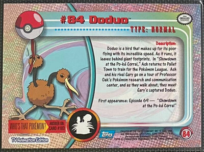 Doduo (84) [Topps TV Animation Edition Series 2]