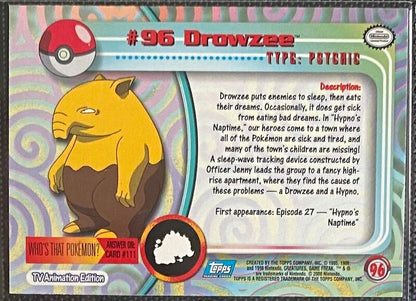 Drowzee (96) [Topps TV Animation Edition Series 2]