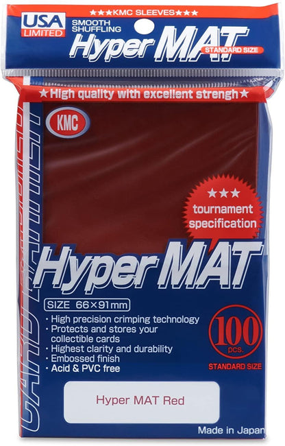 KMC Hyper Matte Standard Sleeves 100-Count