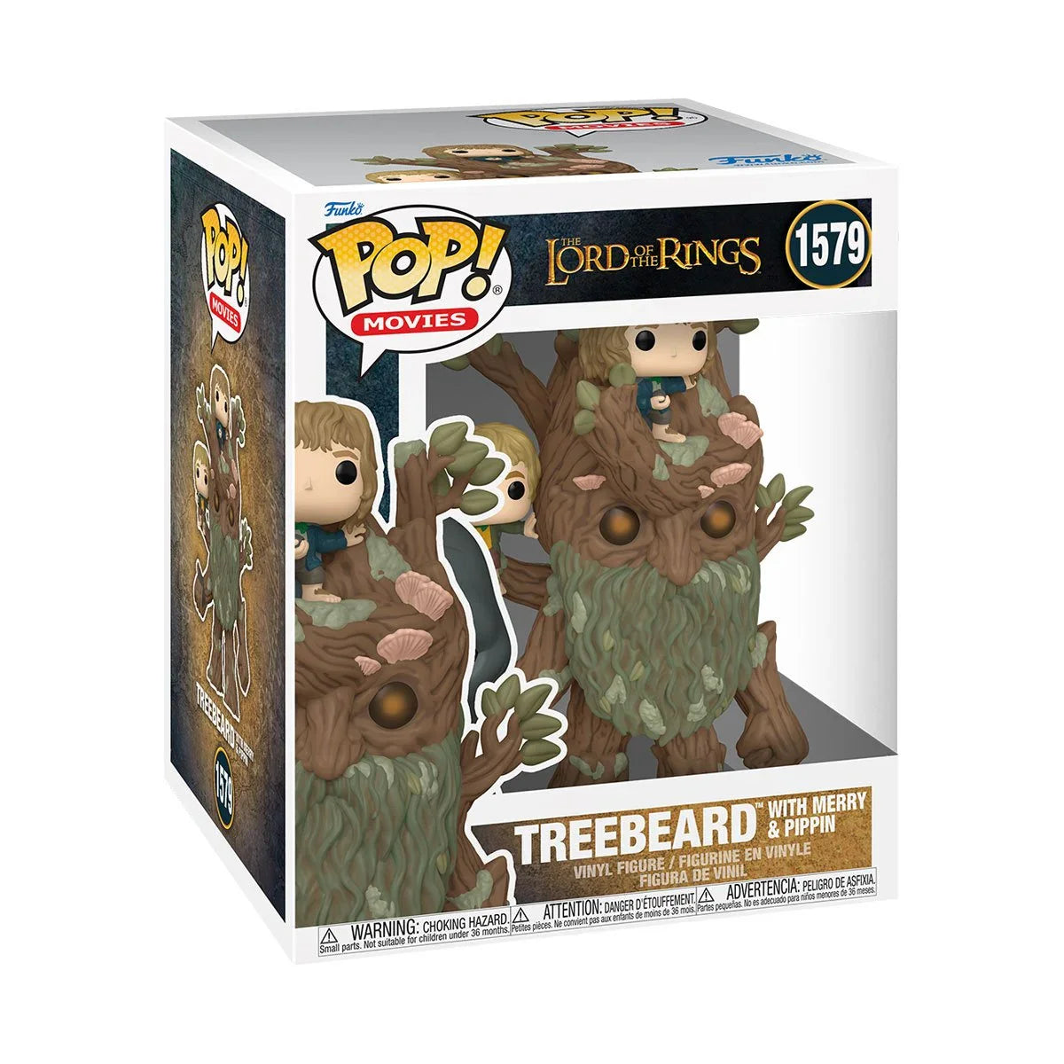 The Lord of the Rings Treebeard with Merry and Pippin Super Funko Pop! Vinyl Figure #1579