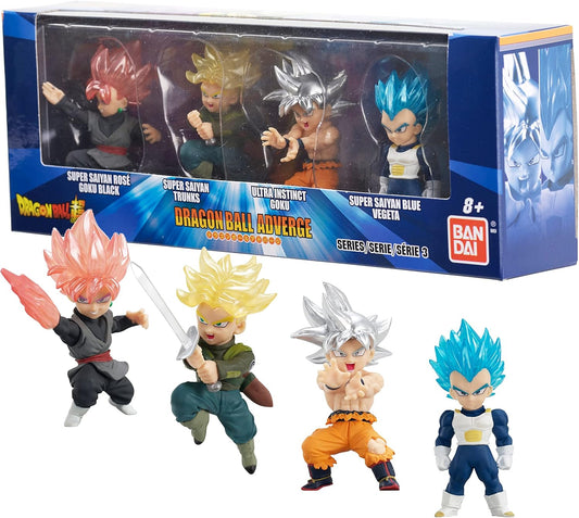 Dragon Ball Super Adverge Set 5 - Ultra Instinct Goku, Goku Black Rose, SS Trunks, SSGSS Vegeta