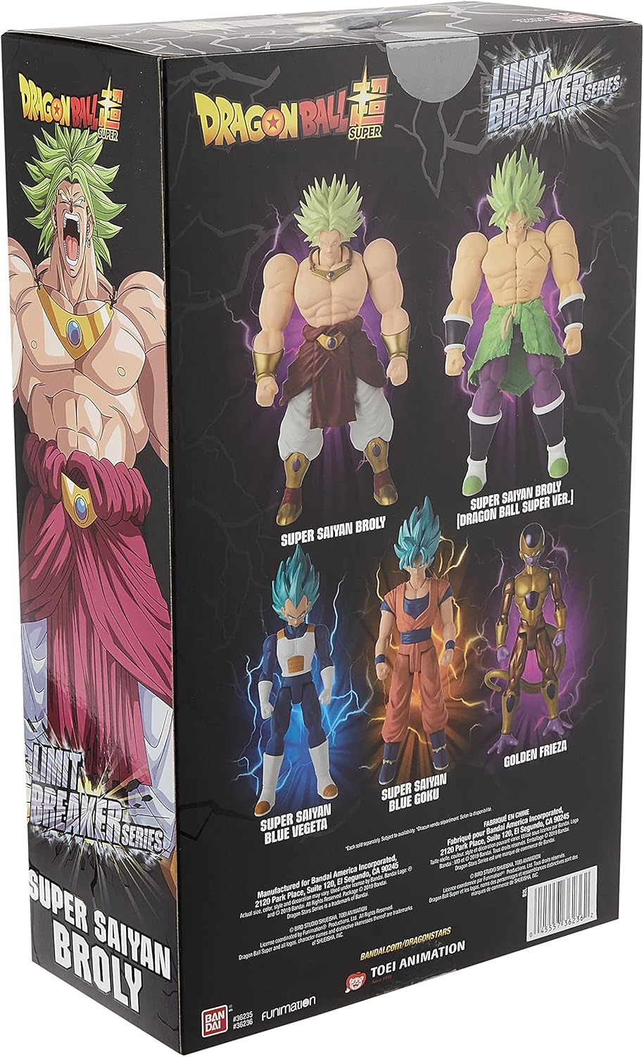 Dragon Ball Super – Super Saiyan Broly Limit Breaker 13” Figure, S1 Super Saiyan Broly, Series 1