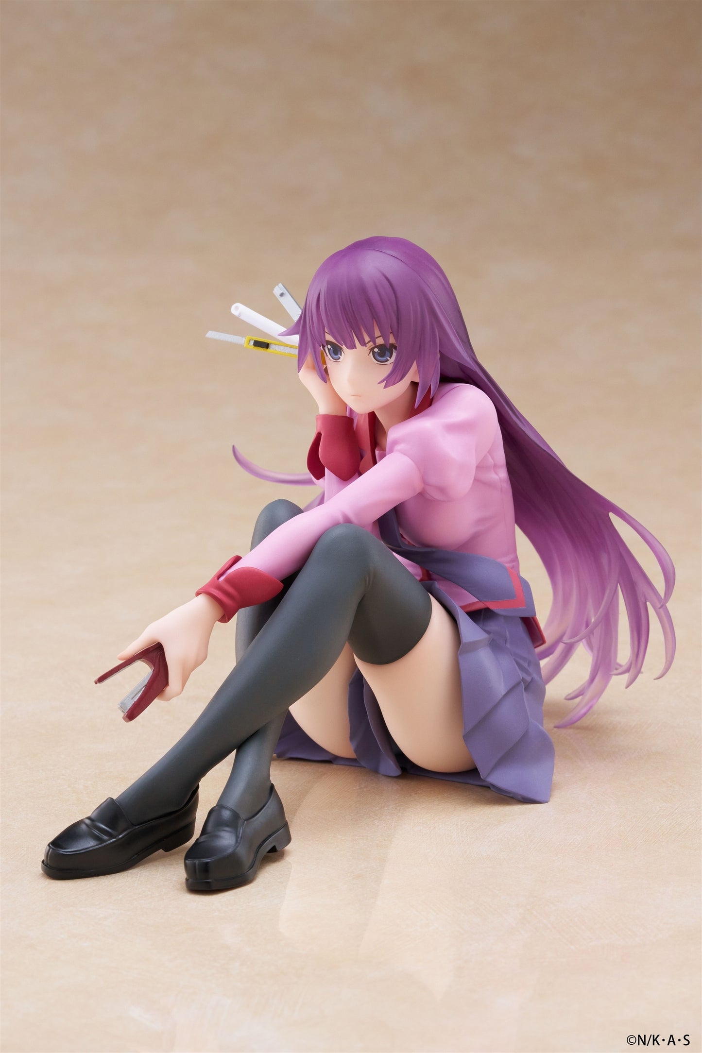 Monogatari - Hitagi Senjougahara Desktop Cute Prize Figure