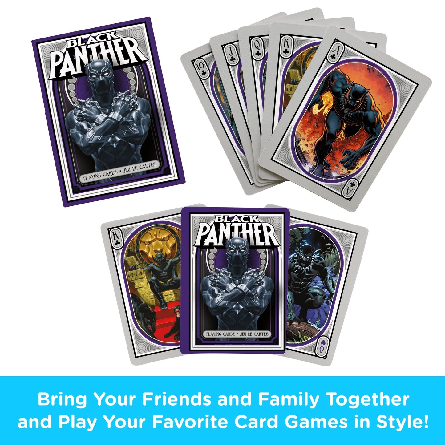 Aquarius Playing Cards: Marvel - Black Panther Nouveau