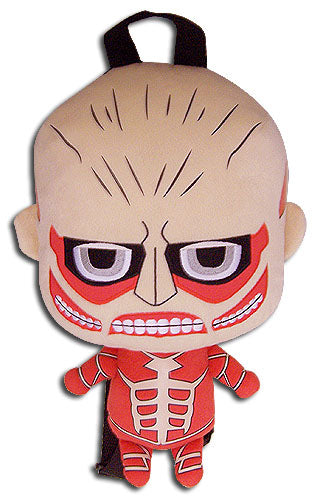 Attack on Titan Colossal Titan Plush Bag 12.5" - Official AOT Backpack
